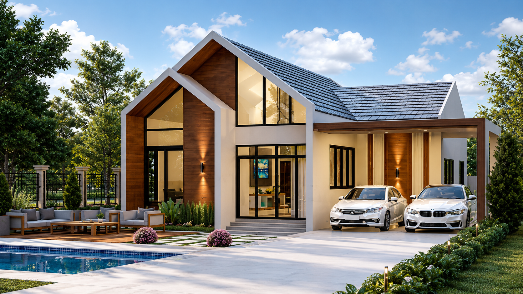 Compact residential architecture